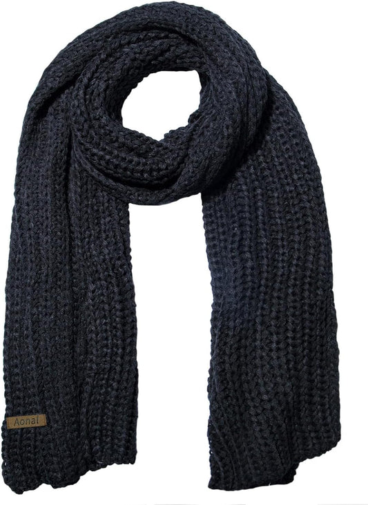 Womens Winter Scarf Cold Weather Thick Warm Cable Knit Wraps Chunky Large Soft Long Scarves