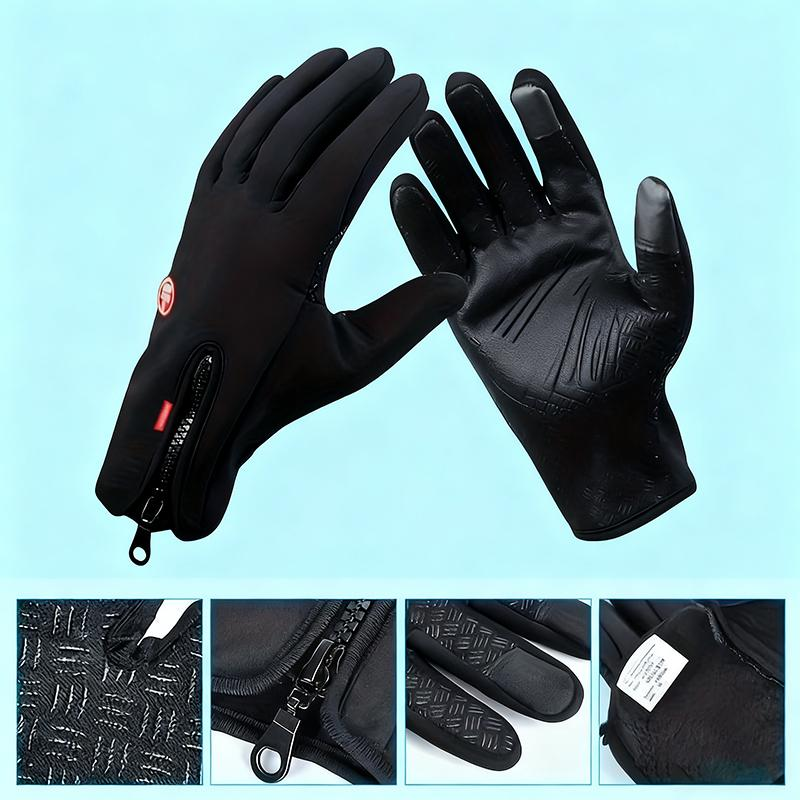 Outdoor Winter Gloves, Touchscreen Andwindproof Full-Finger Gloves for Sports, Travel,And Daily Activities